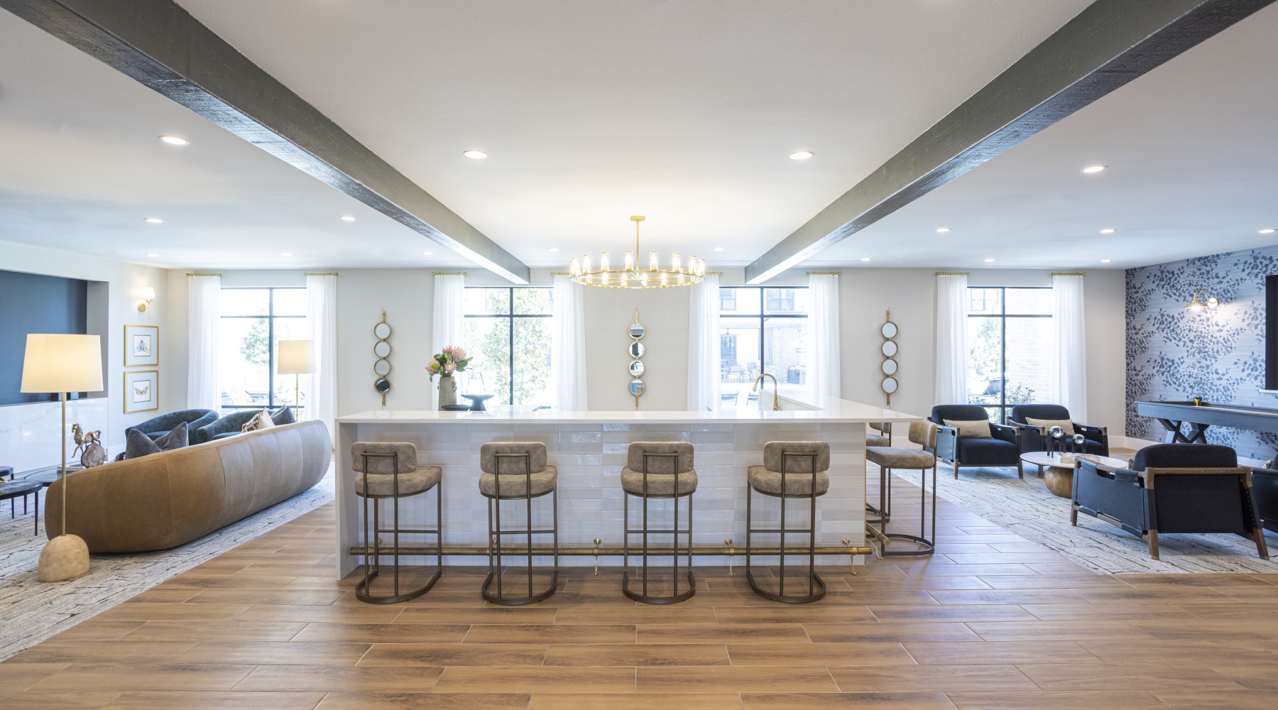 lounge and amenity space